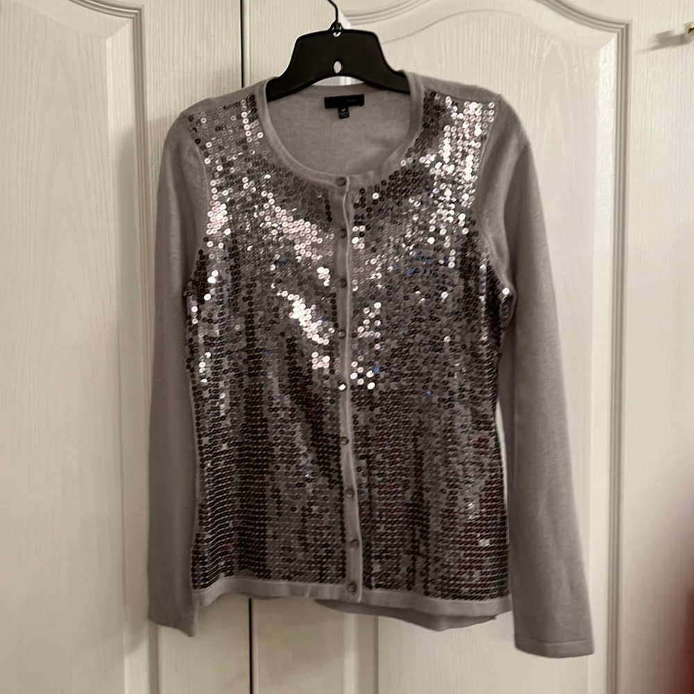 Front button sweater